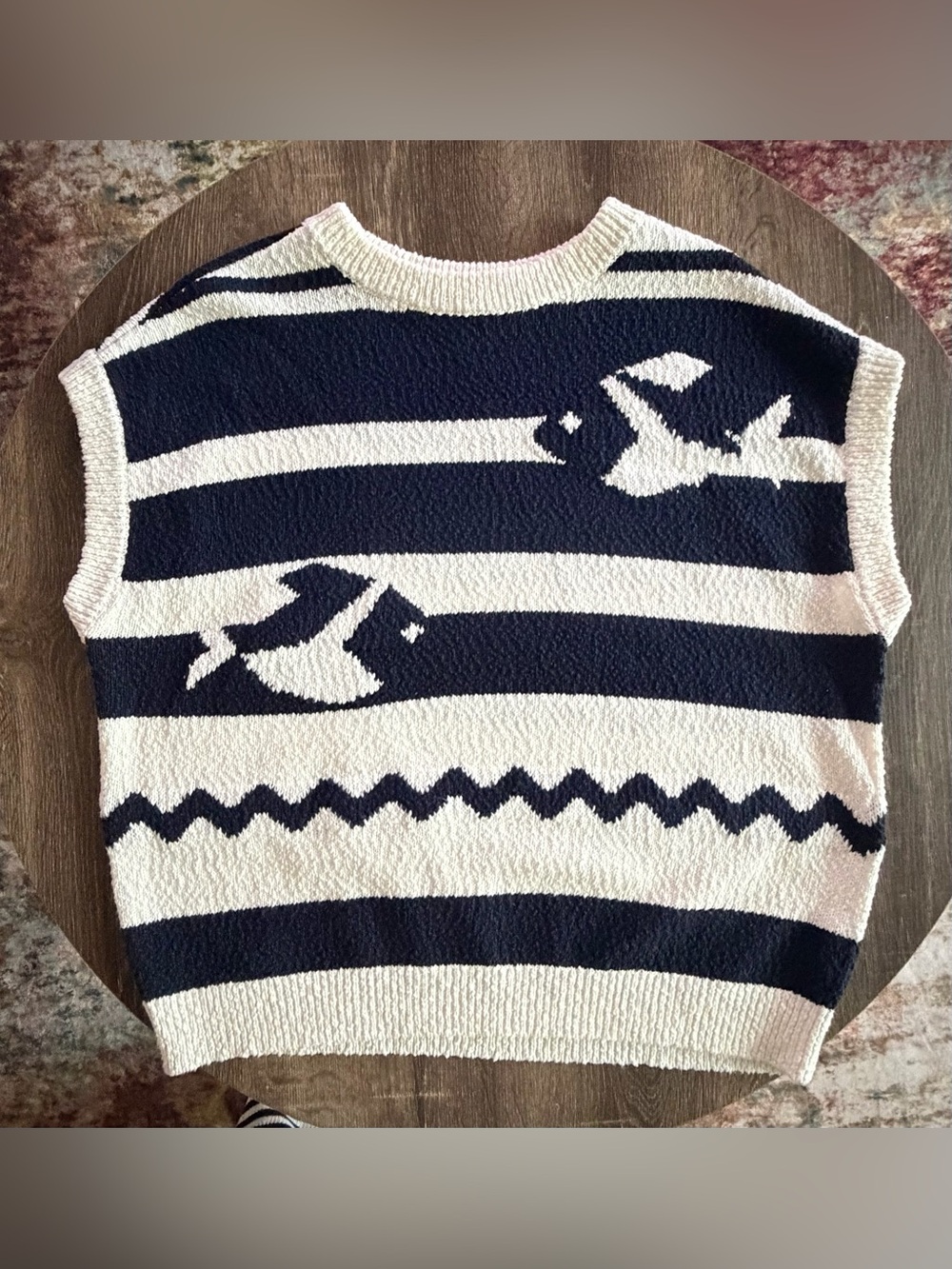 Anthropologie Maeve Knit Sleeveless Sweater